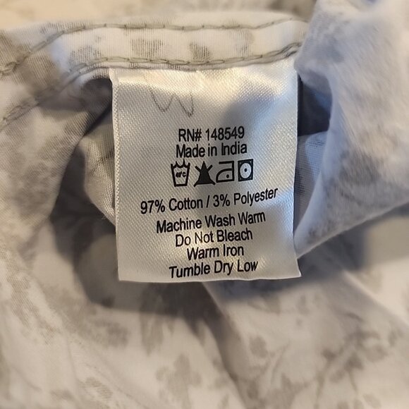 NWT Pd&co Paper Denim & Company Mens 4x Button Shirt Blue Gray Stretch - Picture 7 of 7